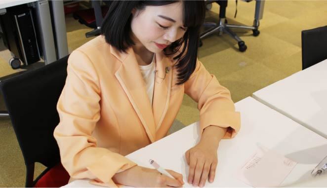 藤木もえ お客様対応
